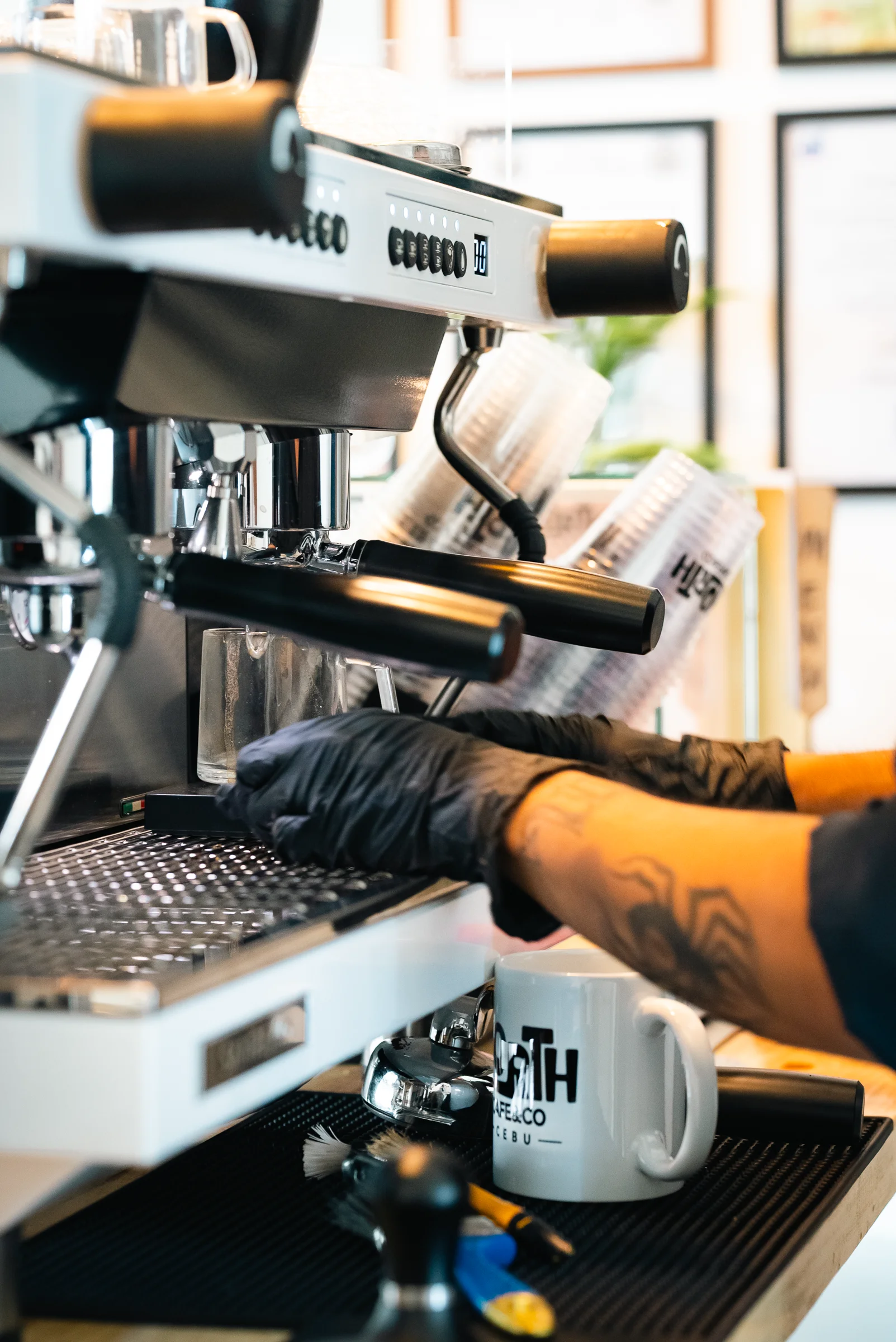 North Café barista at work