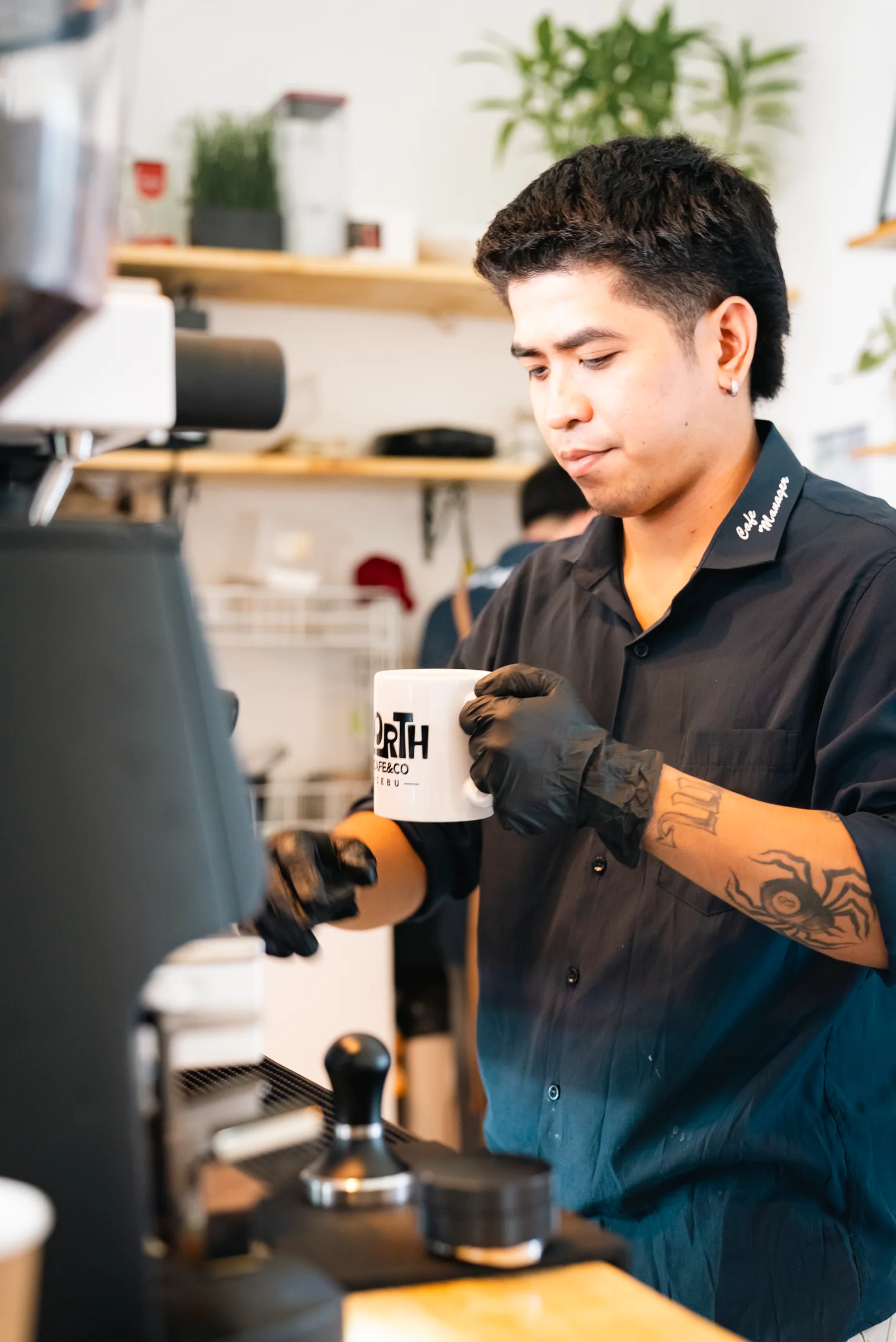 North Café barista at work